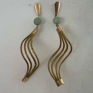 Artisan Made 3” Earrings Made of Grass